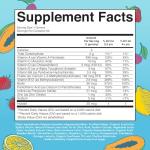 Organic Vegan Multivitamin Gummies for Kids - 60 Count