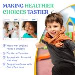 Kids Multivitamin Gummies Age 4+, Strawberry & Orange