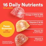SmartyPants Omega 3 Kids Multivitamin Gummies