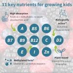 Kids Multivitamin Gummies, Sugar Free, Natural Berry