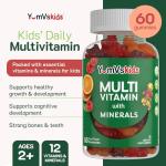 YumVs Kids Chewable Multivitamin Gummies, 60 Count