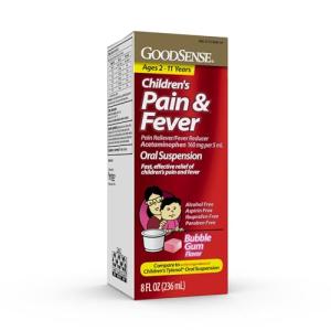 GoodSense Children's Acetaminophen Liquid, Bubble Gum