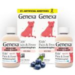Genexa Kids’ Pain & Fever Medicine - Blueberry Flavor
