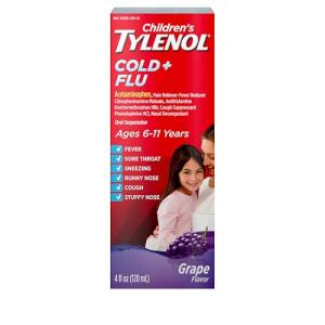 Children's Grape Cold & Flu Liquid Suspension 4 oz