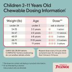 Children's Tylenol Chewables - Pain Relief & Fever Reducer