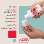 Children's Tylenol Liquid Pain Relief, Dye-Free Apple Flavor