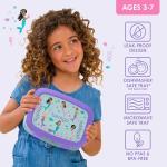Bento-Style Kids Lunch Box with Cute Mermaid Print