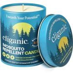 Natural Mosquito Repellent Candle with Essential Oils