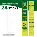 Mosquito Repellent Incense Sticks - 24 Count