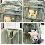 Eagerrich Cute Waterproof Backpack with Accessories
