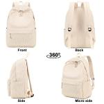 Lightweight Velvet Backpack for Teens - 17 Inch