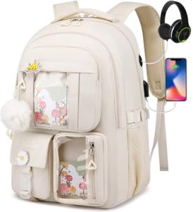 Cute Teen Girls' Backpack for School and Travel