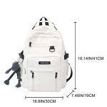 Cute Kawaii Backpack with Pendant for School
