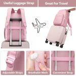 Pink Laptop Backpack for Teachers and Business Use