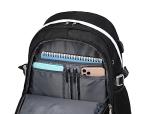 Wadirum Stylish Black Laptop Backpack for Girls