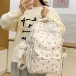 Cute Floral Kawaii Rucksack for Daily Use