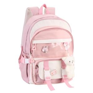 Kawaii Anime Backpack for Girls with Pins