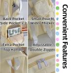 Kawaii Backpack with Removable Transparent Pouch