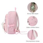 Kawaii Anime Backpack for Girls with Pins