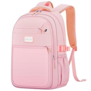Stylish Pink Backpack for School and Travel