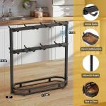 Sturdy Coffee Mug Holder with Movable Hooks
