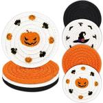Halloween Braided Drink Coasters - Set of 4
