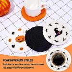 Halloween Braided Drink Coasters - Set of 4