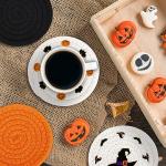 Halloween Braided Drink Coasters - Set of 4