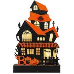Lighted Halloween Boo House Tabletop Decoration