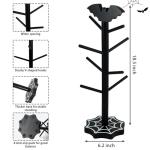 Gothic Bat Mug Holder Tree with 8 Hooks
