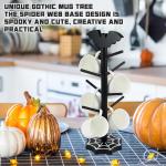 Gothic Bat Mug Holder Tree with 8 Hooks