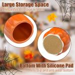 Cute Ceramic Pumpkin Utensil Holder for Halloween