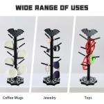 Gothic Bat Mug Holder Tree with 8 Hooks