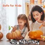 WANNTS Pumpkin Carving Kit for Kids - 24 Tools