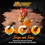 Halloween Pumpkin Carving Scraper Glove Kit