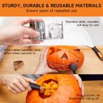 40-Piece Pumpkin Carving Kit with Tools & Candles