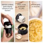 OTOTO Gracula Garlic Crusher & Peeler Tool