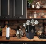 Gothic Halloween Utensil Holder for Spooky Kitchens