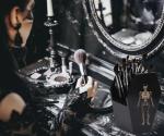 Gothic Halloween Utensil Holder for Spooky Kitchens