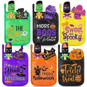 Halloween Silicone Spatula and Pot Holder Set