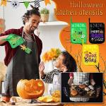 Halloween Silicone Spatula and Pot Holder Set
