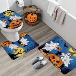 Halloween Shower Curtain and Rug Set