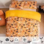 Halloween Duvet Cover Set Queen Size - 3pcs