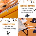 Halloween Duvet Cover Set Queen Size - 3pcs