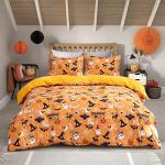 Halloween Duvet Cover Set Queen Size - 3pcs