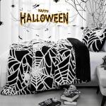Spooky Spider Web Queen Comforter Set