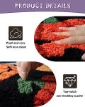 Fall Pumpkin Bathroom Runner Rug for Autumn Decor