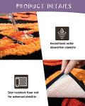 Fall Pumpkin Bathroom Runner Rug for Autumn Decor