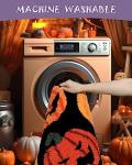 Fall Pumpkin Bathroom Runner Rug for Autumn Decor