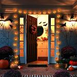 Runleo 30 LED Pumpkin String Lights for Halloween